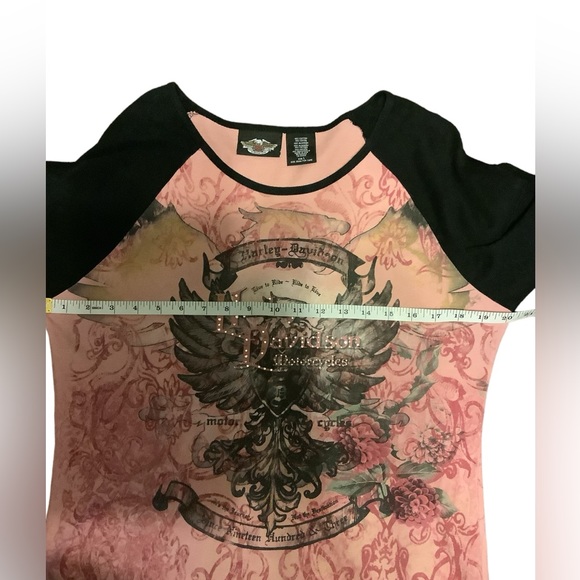 Harley Davidson Women’s Official Baseball Style Top. Size L - Picture 5 of 5